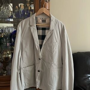 Burberry Men's Light Gray Shirt Jacket